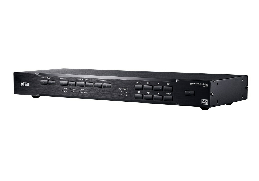 【新品/取寄品/代引不可】9インプット2最終生産物プレゼンマトリックススイッチャー VP1920/ATEN