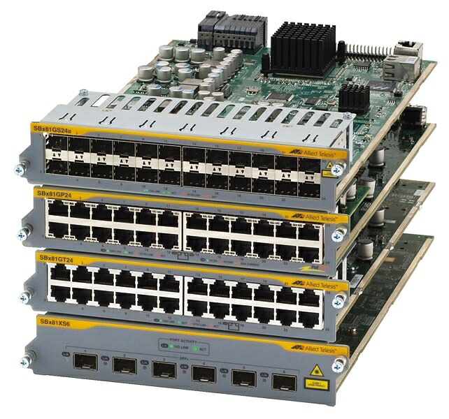 【新品/取寄品/代引不可】AT-SBx81GS24a-N7アカデミック[SFPスロットx24(デリバリースタンダード保守7年付)] 0815RN7