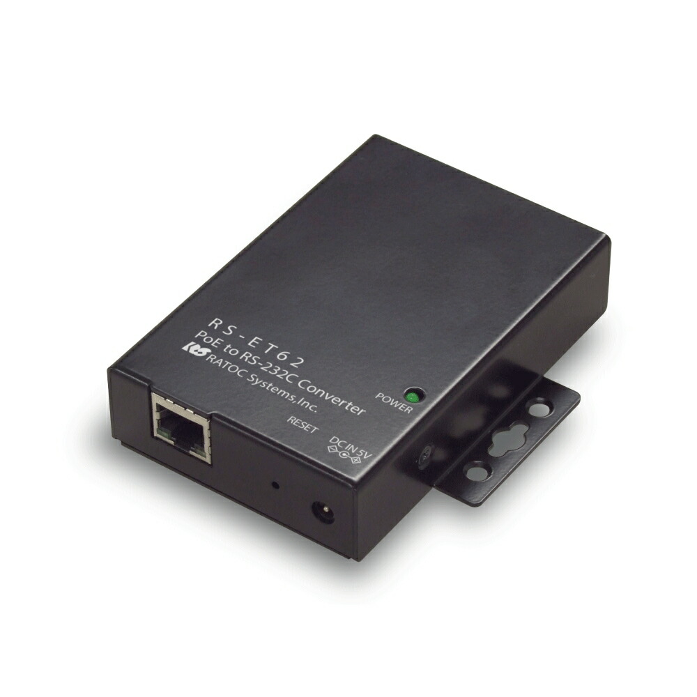 【新品/取寄品/代引不可】PoE to RS-232C 変換器 RS-ET62