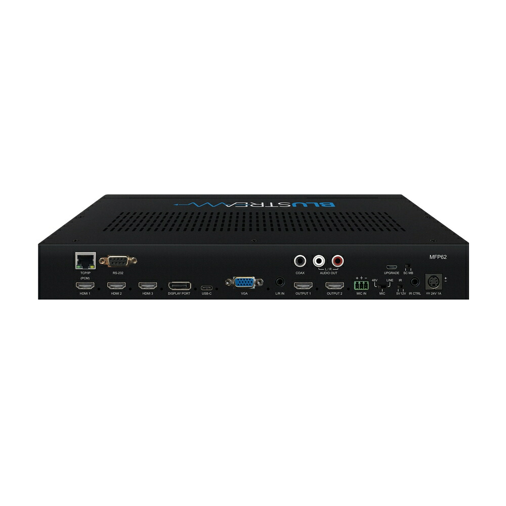 【新品/取寄品/代引不可】Blustream 6入力2出力マルチフォーマット対応プレゼンスイッチャー MFP62| Outlet Plaza