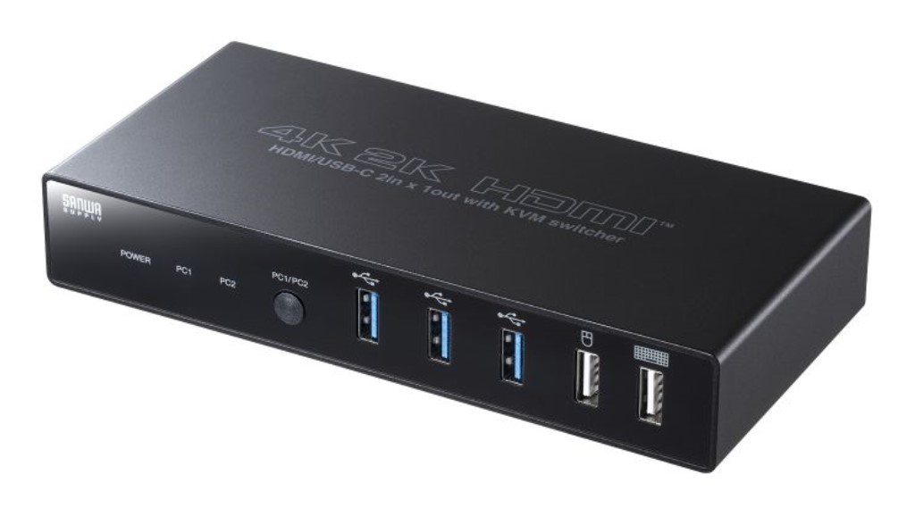 【新品/取寄品/代引不可】Type-C繋ぎ合わせる・HDMI繋ぎ合わせる相応うマイコンうつり変わり器(エミュレート非積み上げる) SW-KVM2DK