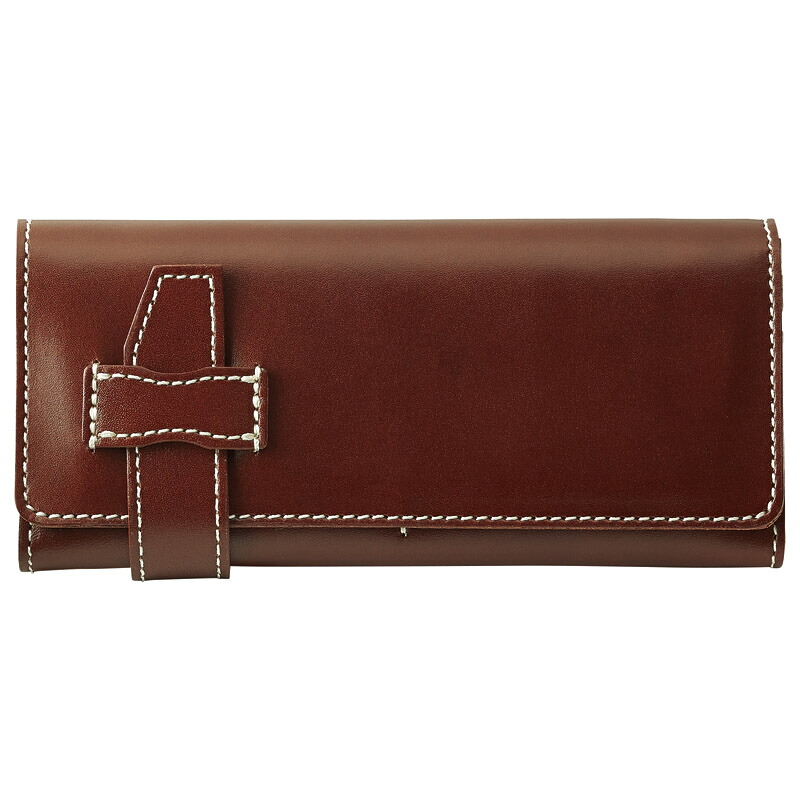 【新品/取寄品】【特選商品2】ヌメ革長財布 チョコ OJ-2504｜ Ｏutlet Ｐlaza