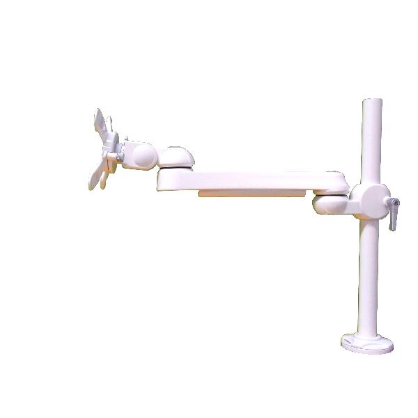 【新品/取寄品/代引不可】水平多関節アーム(クランプ取付)ホワイトモデル LA-51SC-2Q-WH| Outlet Plaza