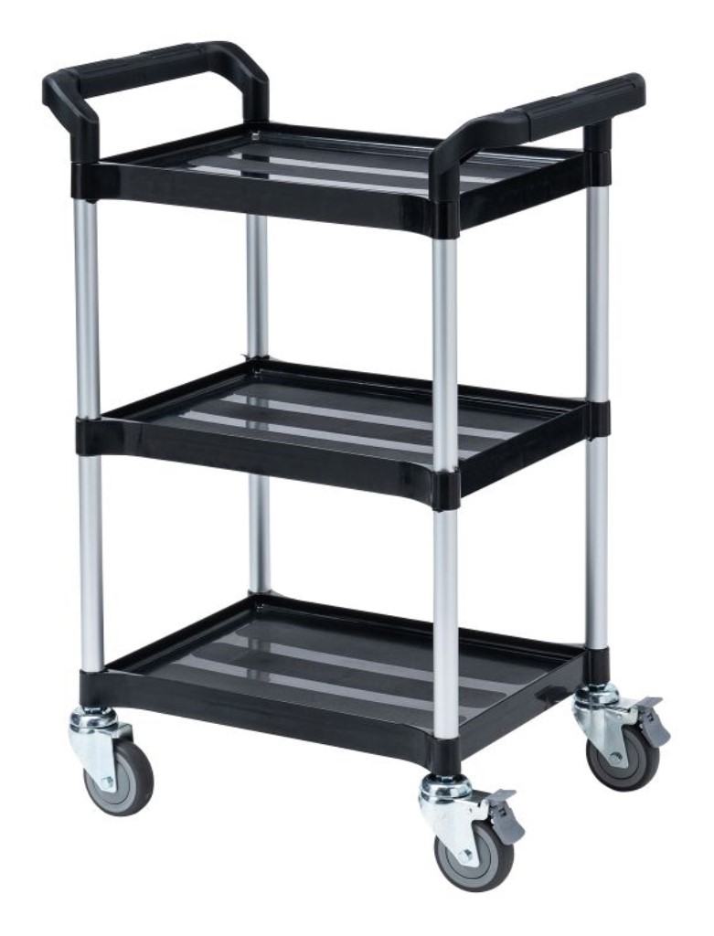 【新品/取寄品/代引不可】3段式手押し車 CART-FA3BK