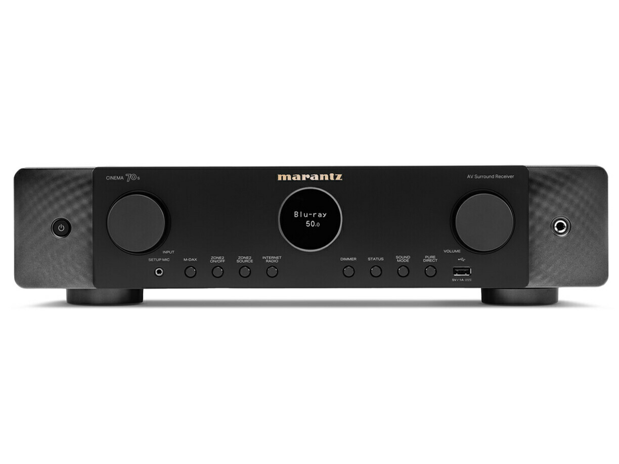 marantz 7.2chか細いひな形 AVサラウンド受信システム CINEMA 70s 黒いこと マランツ