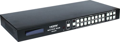 【新品/取寄品/代引不可】4K2K相応う8インプット8最終生産物HDMIマトリクススイッチャ HDMX-A884K