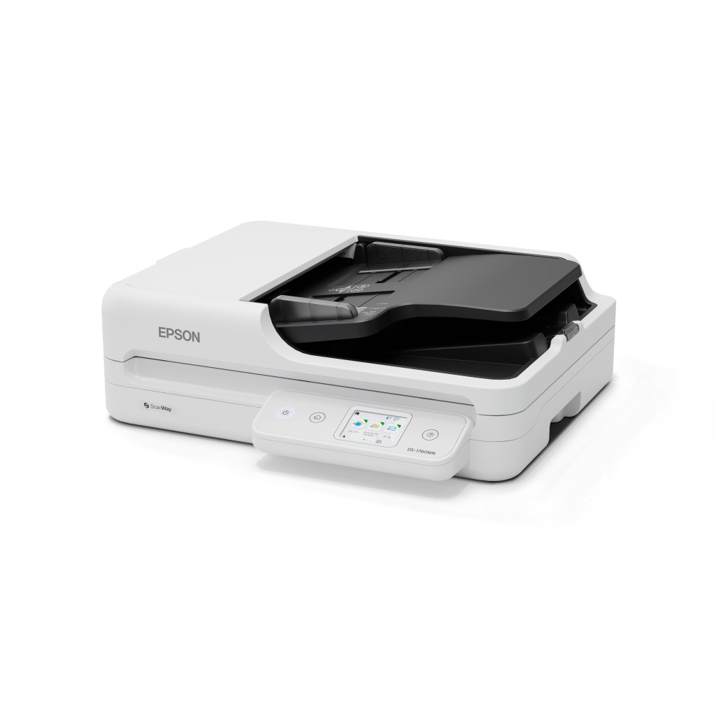 【新品/取寄品/代引不可】A4ドキュメントスキャナー/フラットベッド/ADF/両面同時読取/A4片面30枚/分/有線LAN/Wi-Fi/2.4型タッチパネル DS-1760WN| Outlet Plaza