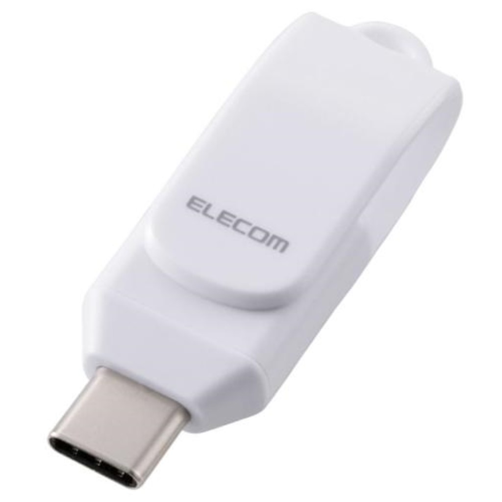 USBメモリ/USB3.2(Gen1)/Type-C/回転式/256GB/ホワイト MF-CEU3256GWH｜ Ｏutlet Ｐlaza