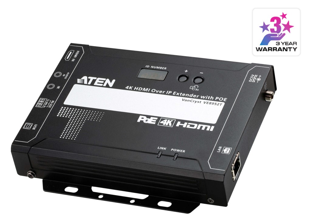 【新品/取寄品/代引不可】Video over IPトランスミッター(4K\u0026PoE相応う) VE8952T/ATEN