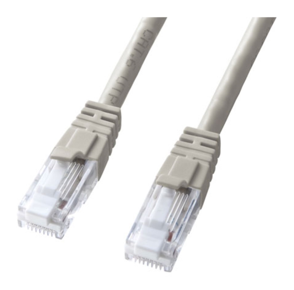 【新品/取寄品/代引不可】つめ折れ防止カテゴリ6LANケーブル KB-T6TS-90N