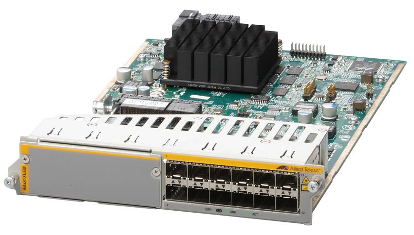 【新品/取寄品/代引不可】AT-SBx81XLEM-Z7 [取りひろげるモデュール用拡張スロットx1、SFP拡張スロットx12(送達標準尺度保護すること7年付)] 3514RZ7