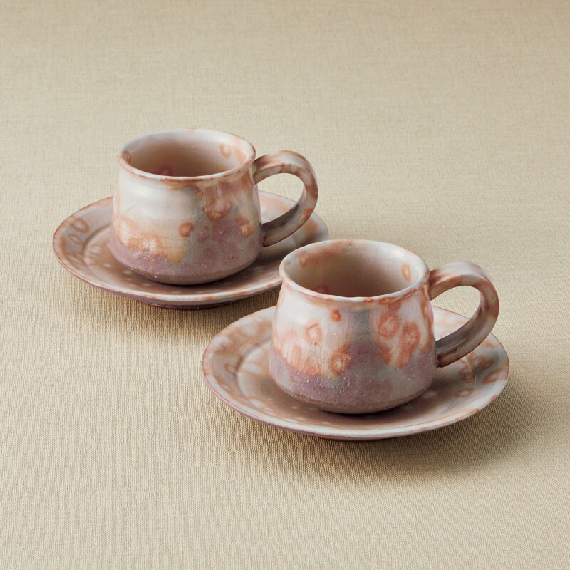 【新品/取寄品/代引不可】【特選商品】浅紅 角珈琲ペア 16907