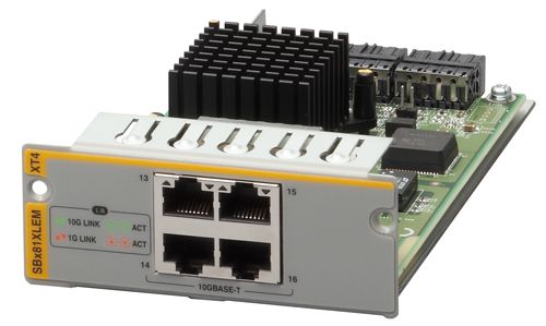 【新品/取寄品/代引不可】AT-SBx81XLEM/XT4 [10GBASE-Tx4] 3517R