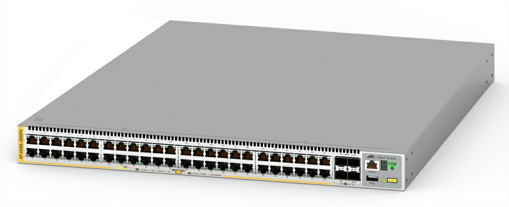 【新品/取寄品/代引不可】AT-x530L-52GPX-Z5 [100/1000BASE-T(PoE+)x48、SFP+スロットx4(デリバリースタンダード保守5年付)] 4050RZ5 282,593円