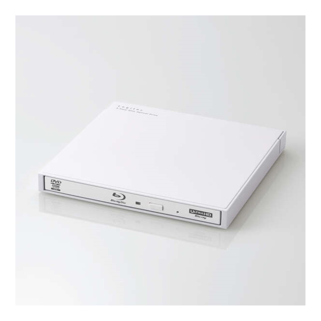 Blu-rayディスクドライブ/USB3.2 Gen1/スリム/再生&書き込みソフト付/UHDBD対応/Type-C&Type-Aケーブル付属/ホワイト LBD-PWB6U3CSWH｜ Ｏutlet Ｐlaza