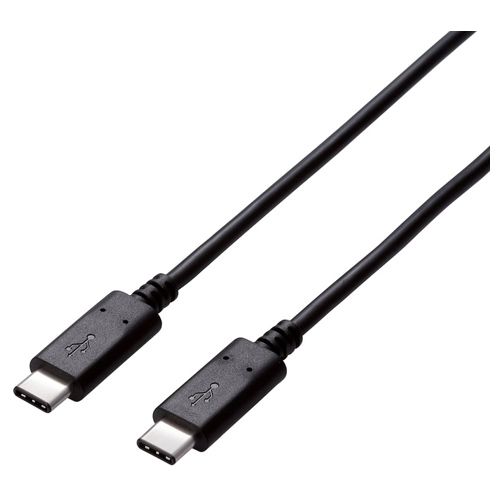 【新品/取寄品】USB3.1ケーブル/Gen2/C-Cタイプ/認証品/PD対応/5A出力/1.0m/ブラック USB3-CC5P10NBK