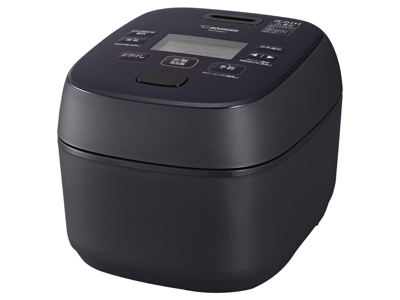 【新品/取寄品】象印 圧力IH炊飯ジャー 鉄器コート黒まる厚釜 4合炊き 極め炊き NW-MB07-BZ スレートブラック ZOJIRUSHI