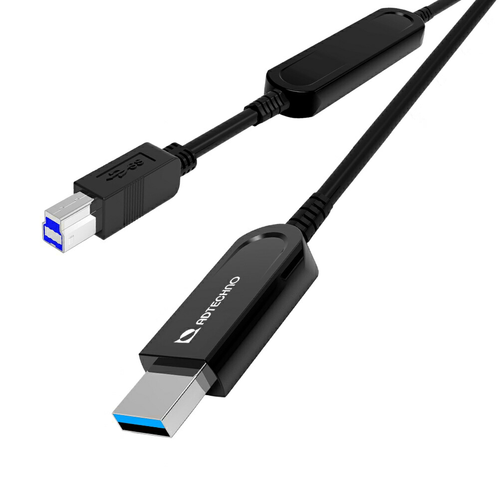 【新品/取寄品/代引不可】10Gbps相応う光衣料繊維USB有線テレビ A-B 10m AUN-2M2-010