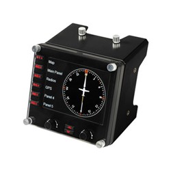 Logicool ロジクール FLIGHT INSTRUMENT PANEL G-PF-INSP フライトシム用 LCDマルチ計器コントローラー| Outlet Plaza