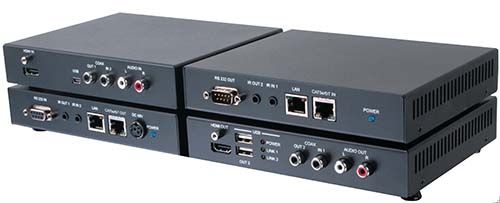 【新品/取寄品/代引不可】4K2K 60PをCat5e/6/7有線テレビを使 用して100mまで取りひろげるする取りひろげる器 HDE-100M4K60P