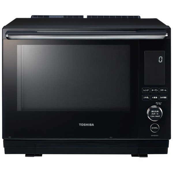 東芝TOSHIBA ER-XD3000(K) BLACKオーブンレンジ石窯ドーム-