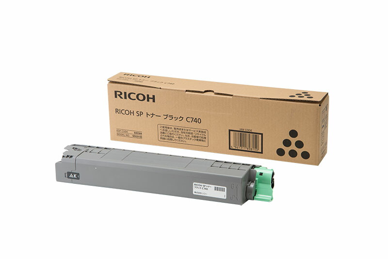 【新品/取寄品/代引不可】RICOH SP トナー ブラック C740 600588