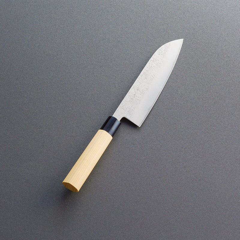 【新品/取寄品】【特選商品2】濃州孫六作 梨地本割込三徳包丁 150LA 7,556円