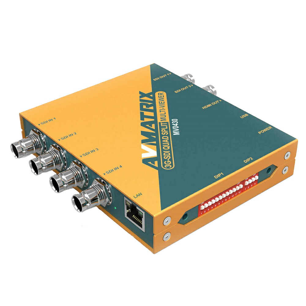 【新品/取寄品/代引不可】4取り合わせSDIインプットマルチビューワー MV0430