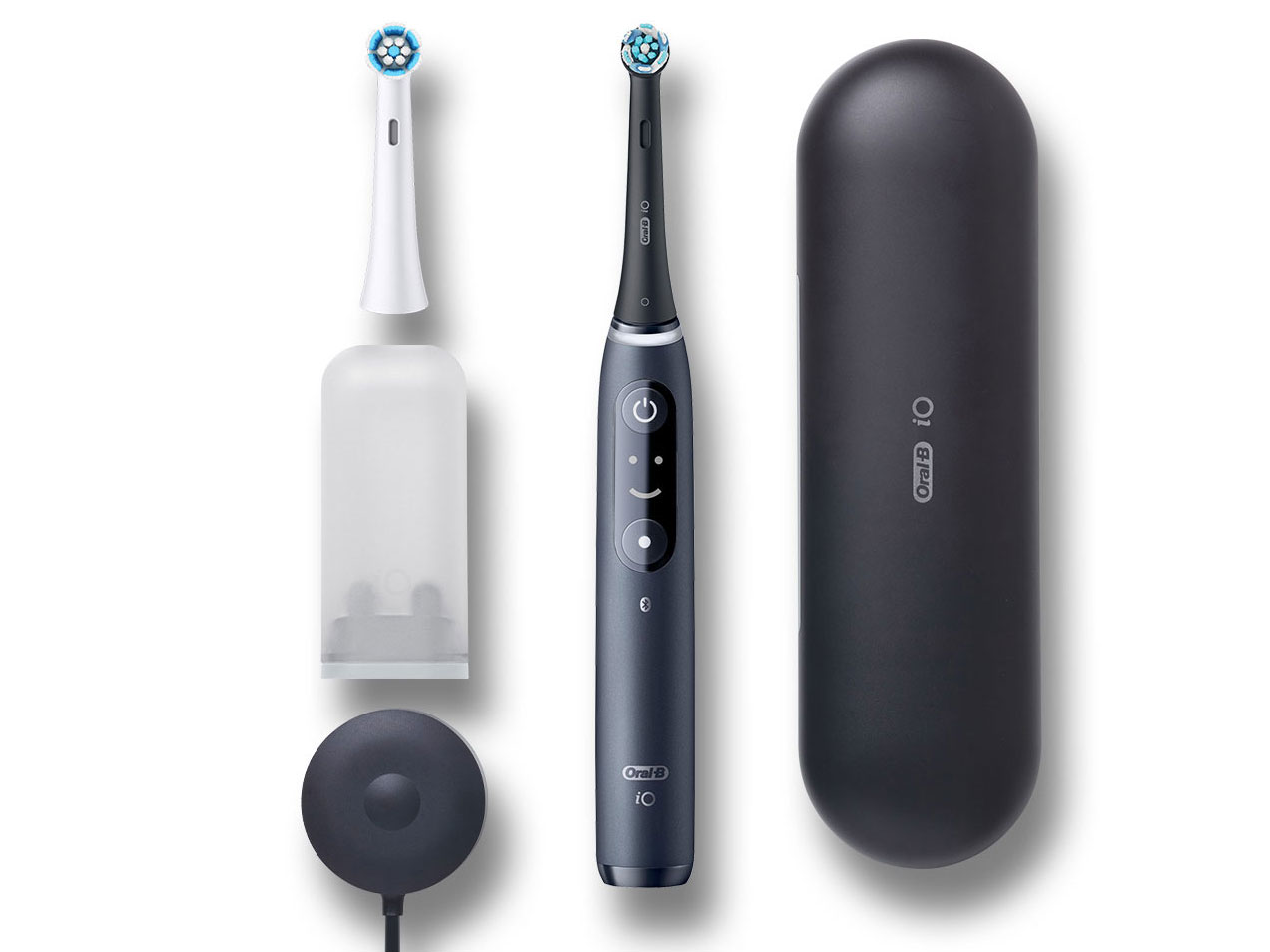 BRAUN 赤銅色 iO続きもの7 電動歯刷子 ブラックオニキス IOM72J22BDBK-W