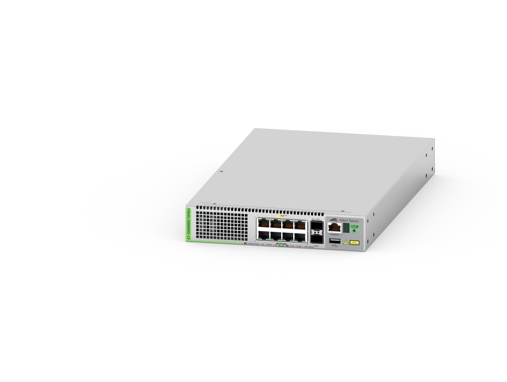 【新品/取寄品/代引不可】AT-GS980MX/10HSm-Z5[100/1000/2.5G/5GBASE-Tx8(PoE-OUT)、SFP+スロットx2(デリバリースタンダード保守5年付)] 4728RZ5