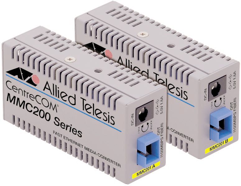 【新品/取寄品/代引不可】CentreCOM MMC201A-Z7 [100BASE-TXx1、100BASE-FX SMF1心(SC)x1(持参判定基準保護すること7年付)] 0020RZ7