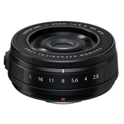 富士写真フィルム フジノン水晶体 XF23mmF2.8 R WR 黒いこと 小型軽さ 単興味の中心水晶体