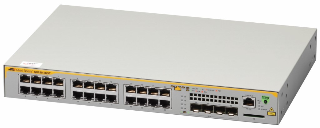 【新品/取寄品/代引不可】AT-SH230-28GT-Z5[10/100/1000BASE-Tx24、SFPスロットx4(デリバリースタンダード保守5年付)] 3684RZ5｜ Ｏutlet Ｐlaza