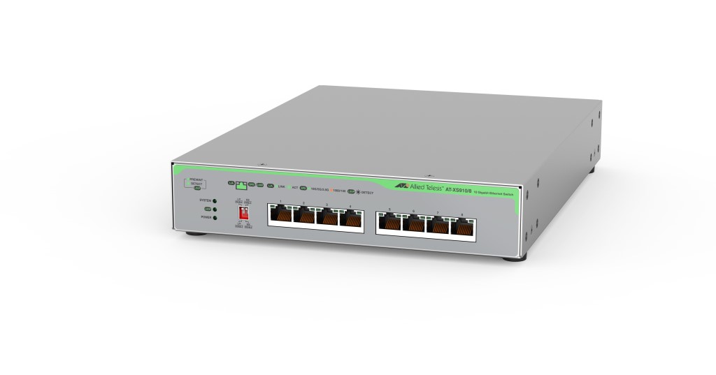 【新品/取寄品/代引不可】AT-XS910/8-Z5[100/1G/2.5G/5G/10GBASE-Tx8(デリバリースタンダード保守5年付)00] 4530RZ5