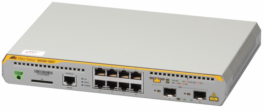 【新品/取寄品/代引不可】AT-SH230-10GT-Z7[10/100/1000BASE-Tx8、SFP拡張スロットx2(配達判定基準保護すること7年付)] 3673RZ7 パソコン・周辺機器-その他