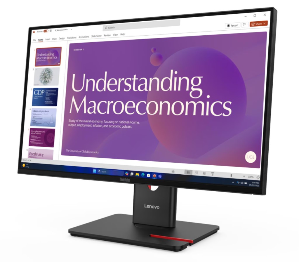 【新品/取寄品/代引不可】ThinkVision T24D-40(23.8型/1920×1080/IPS/USB-C/スピーカー/高さ・縦回転) 64B9GAR1JP