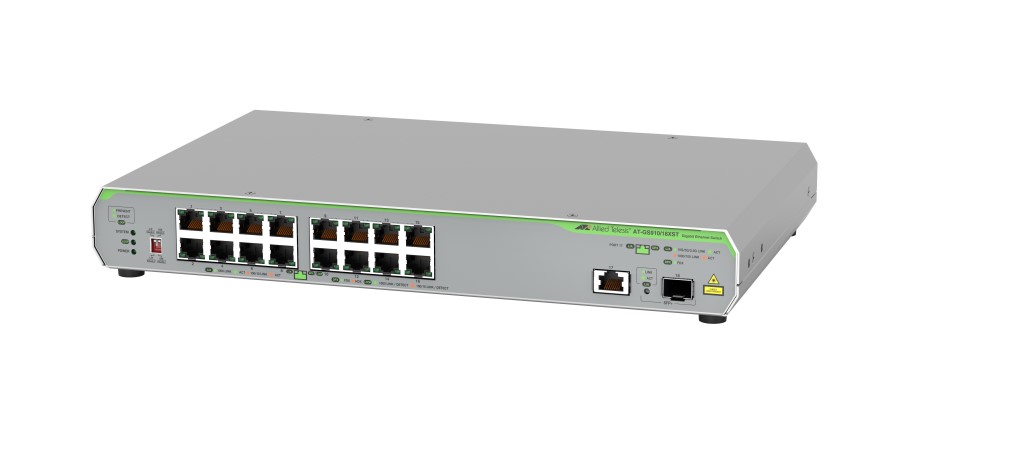 【新品/取寄品/代引不可】AT-GS910/18XST-Z5[10/100/1000BASE-Tx16、100/1G/2.5G/5G/10GBASE-Tx1、SFP+x1(持参判定基準保護すること5年付)] 4563RZ5