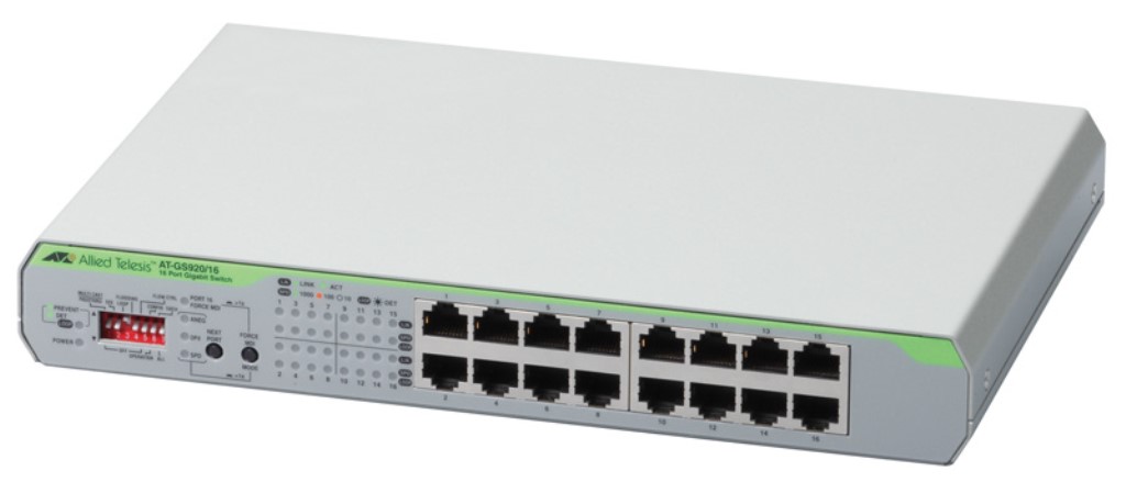 【新品/取寄品/代引不可】AT-GS920/16-Z7[10/100/1000BASE-Tx16(持参判定基準保護すること7年付)] 3588RZ7