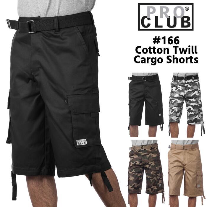 楽天市場】＼売り尽くし／ カーゴショーツ ベルト付き PROCLUB プロ