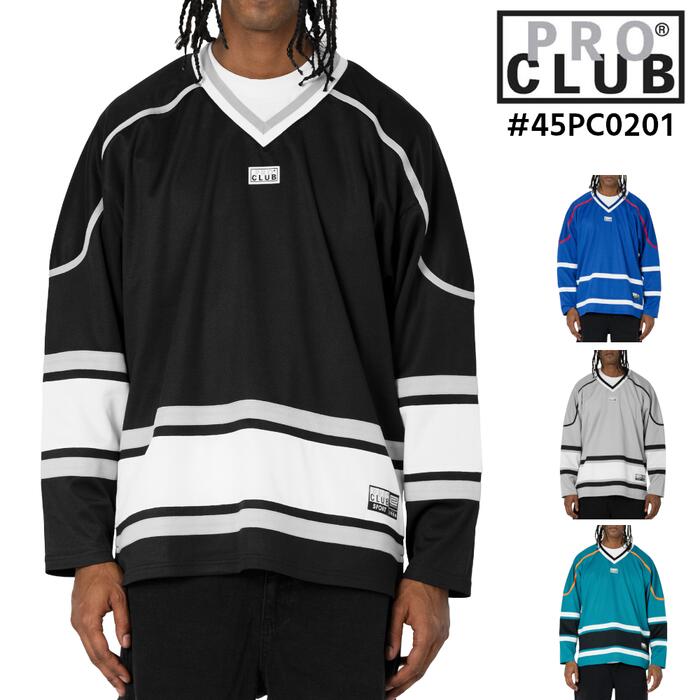 【PRO CLUB】★ジャージ★ Men's Heavyweight Hockey Jersey 送料無料】PRO CLUB HEAVYWEIGHT HOCKEY JERSEY【BLUE
