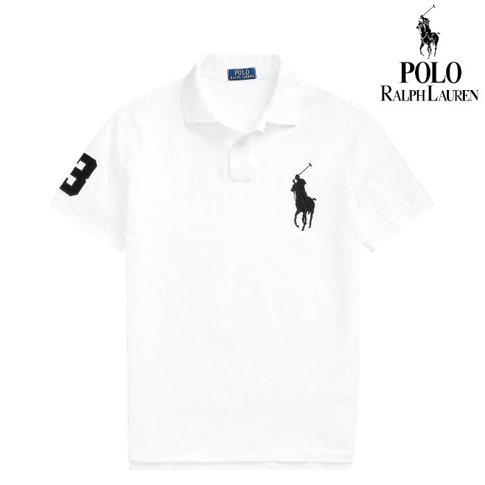 半袖 ポロシャツ POLO RALPH LAUREN ポロラルフローレン メンズ ビッグポニー カスタムスリム ホワイト L XL 2XL 003 710688969 8,492円