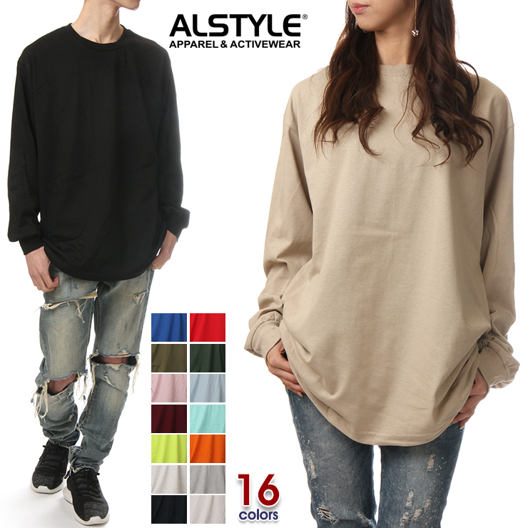 楽天市場 S Xl Alstyle アルスタイル 6 0oz ヘヴィウェイト ロングスリーブ ｔ シャツ 1304 Aaa 長袖 ネックリブシングルステッチ 無地長そでメンズ ベーシック 1116 ｆｉｎｋｓ