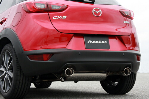【エントリーでポイント10倍】AUTOEXE Premium Tail Muffler マツダ CX-3 i-ELOOP無車 DKEFW ～199999用 (DKA1 V5 810/旧品番MDK8Y20)【マフラー】【自動車パーツ】 オートエクゼ プレミアムテールマフラー