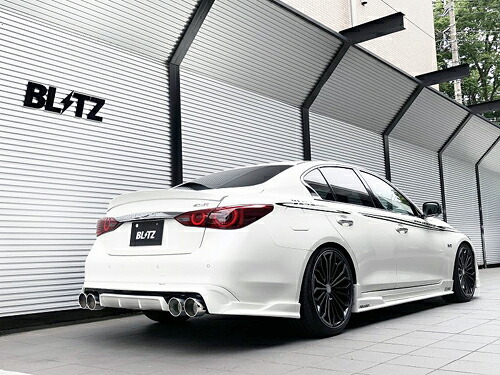 BLITZ NUR-SPEC CUSTOM EDITION VS 日産 ニッサン スカイライン 400R/GT RV37用 (63190)【マフラー】【自動車パーツ】ブリッツ ニュルスペック カスタムエディション ブイエス｜矢東アウトレットショップ
