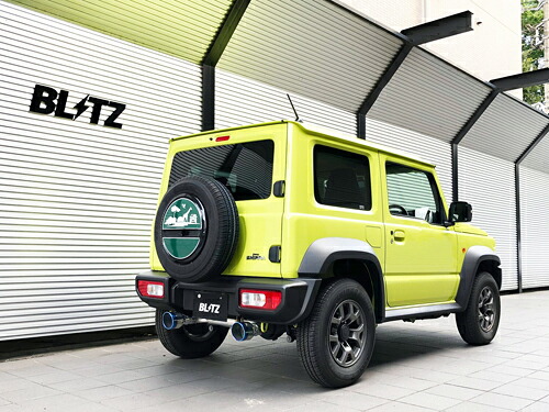 BLITZ NUR-SPEC CUSTOM EDITION VSR スズキ ジムニーシエラ JB74W用 (63192V)【マフラー】【自動車パーツ】ブリッツ ニュルスペック カスタムエディション ブイエスアール|矢東アウトレットショップ