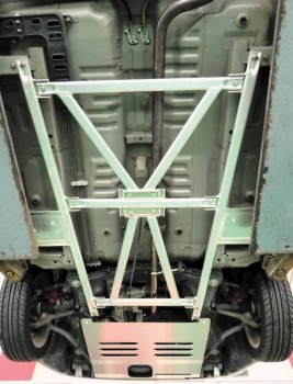 D-SPORT Floor Frame Bar ダイハツ コペン L880K用 (57502-E080)【補強パーツ】【自動車パーツ】Dスポーツ フロア・フレームバー｜矢東アウトレットショップ