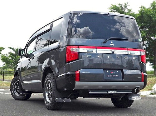 【エントリーでポイント10倍】MEIWA ELFORD REVOLUCION Muffler ミツビシ デリカD:5 ディーゼル車 MC後 3DA-CV1W用 1本出し【マフラー】【自動車パーツ】 メイワ エルフォード レボルシオンマフラー 【個人宅配送不可】