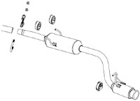 【エントリーでポイント10倍】FUJITSUBO POWER Getter ダイハツ アトレーワゴン カスタム ターボ 2WD S320G用 (150-70623)【マフラー】【自動車パーツ】 フジツボ パワーゲッター 藤壺技研