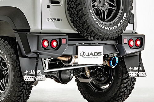 【エントリーでポイント10倍】JAOS REAR SPORTS COWL スズキ ジムニー シエラ JB74 1型～3型用 塗装品 マットブラック(B042518MB) 【エアロ】【自動車パーツ】 ジャオス リア スポーツカウル 【個人宅も送料お客様負担にて配送可能】