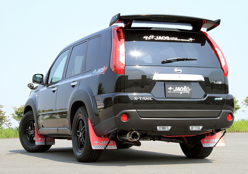 【エントリーでポイント10倍】JAOS マッドガード3 前後セット レッド 日産 ニッサン エクストレイル 31系用 (B621442F/B621442R) 【外装品】【自動車パーツ】 ジャオス MUD GUARD III 赤 フロント/リヤセット